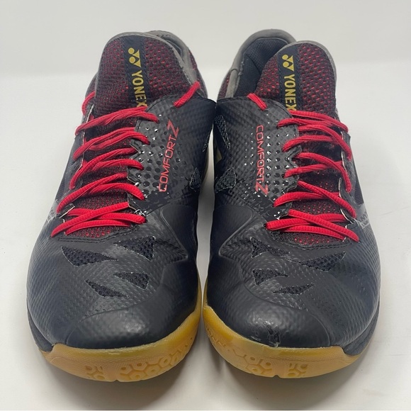 Yonex Comfort Z2 Badminton Shoes Mens 12 Black Red Power Cushion Lace Up main image 7